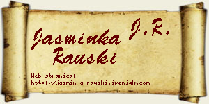 Jasminka Rauški vizit kartica